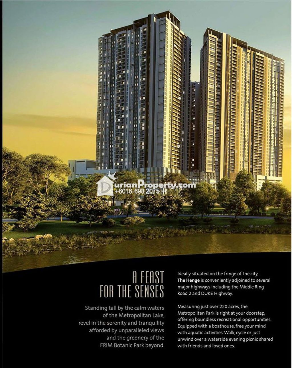 Condo For Sale at The Henge, Kepong for RM 480,000 by Nick Wong