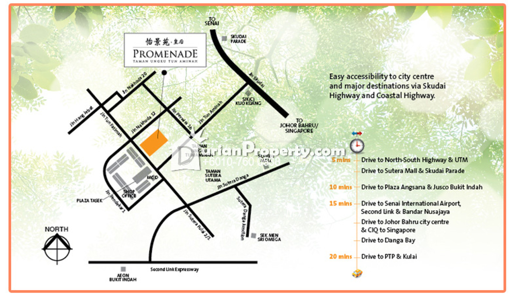 Cluster For Sale At Taman Ungku Tun Aminah Skudai For Rm