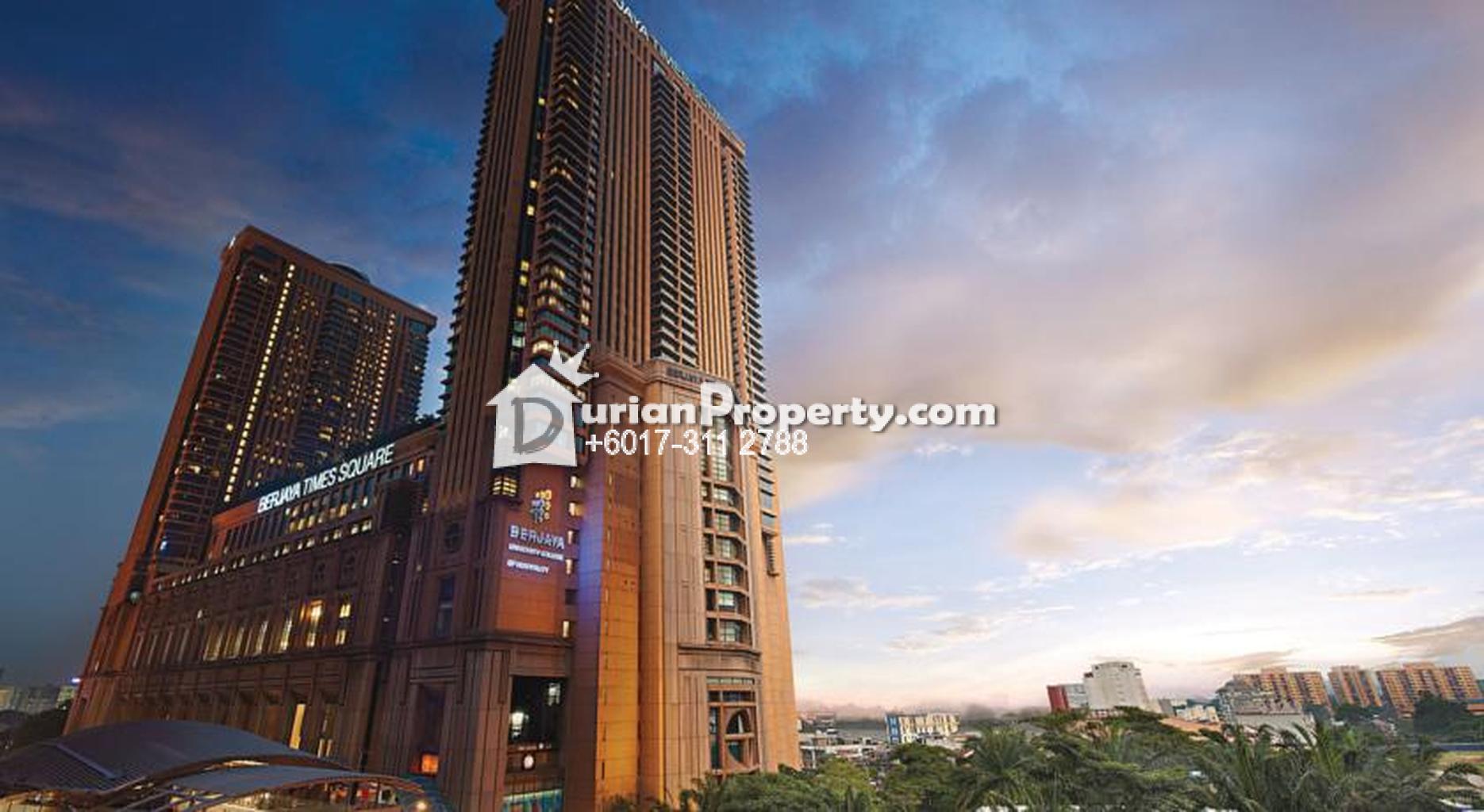 Condo For Sale at Berjaya Times Square, Bukit Bintang for RM 680,000 by