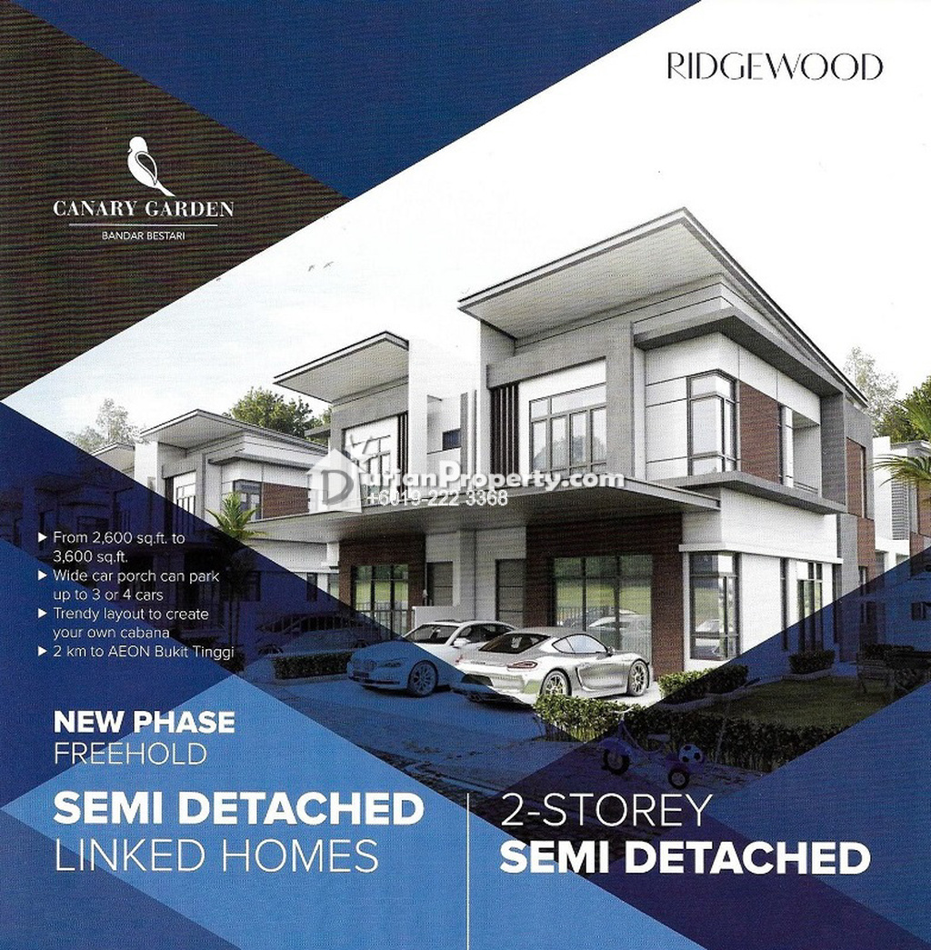 Semi D For Sale At Canary Garden Klang For Rm 998910 By