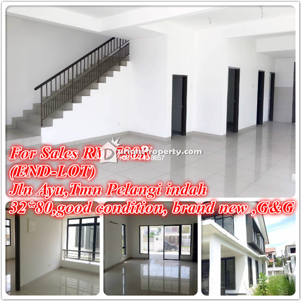 Terrace House For Sale At Taman Pelangi Indah Ulu Tiram For