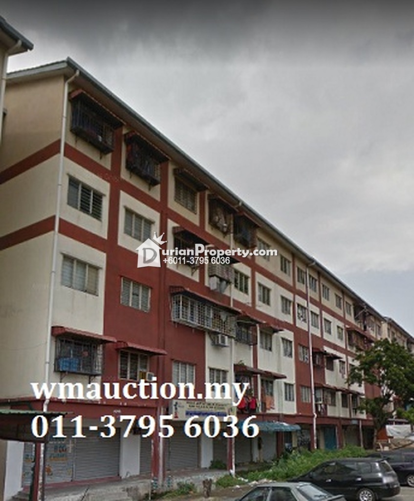 Apartment For Auction at Pangsapuri Seri Pulai, Taman Balakong Jaya for