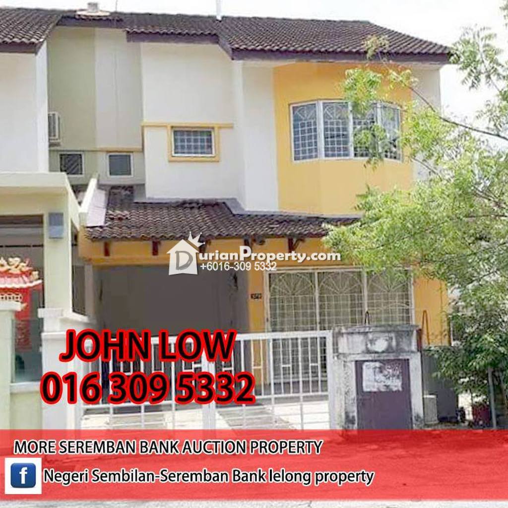 Terrace House For Auction At Central Park Seremban 2 For Rm 378 000 By John Low Durianproperty