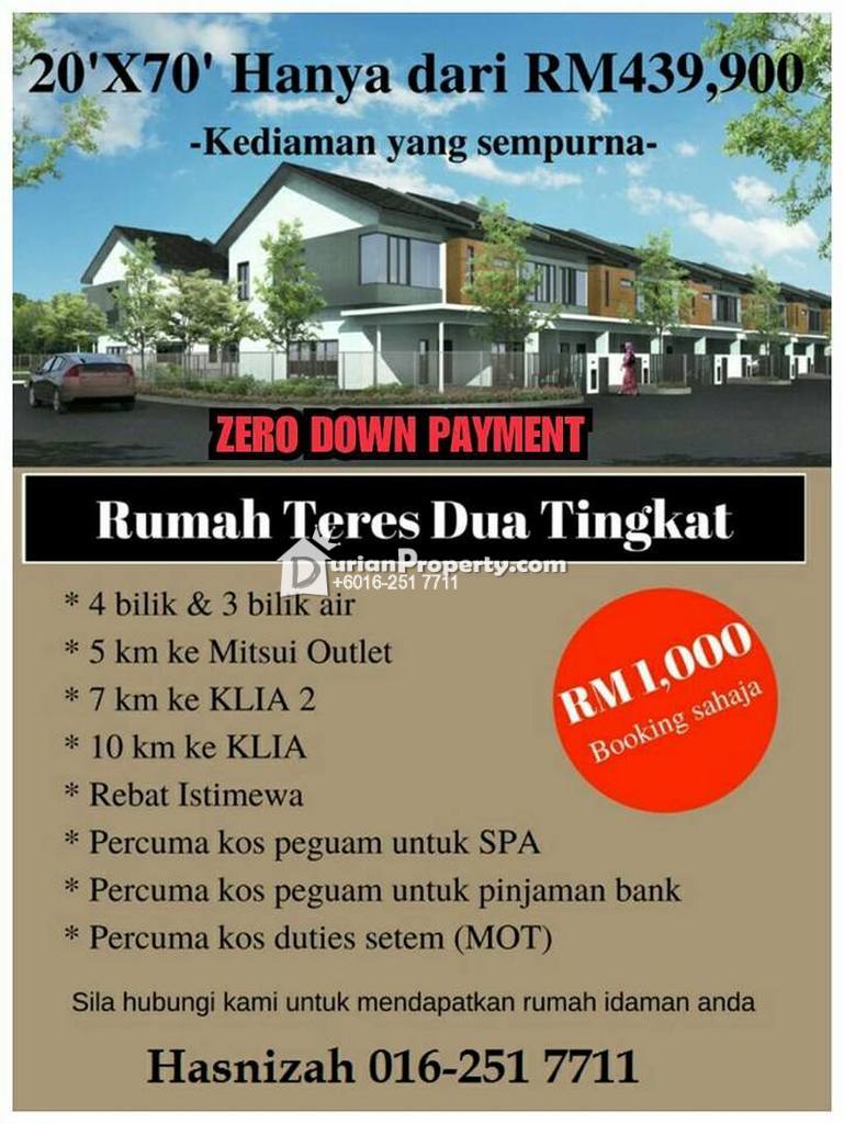 Terrace House For Sale At Taman Murni Sepang For Rm 439 900 By Hasnizah Hussain Durianproperty