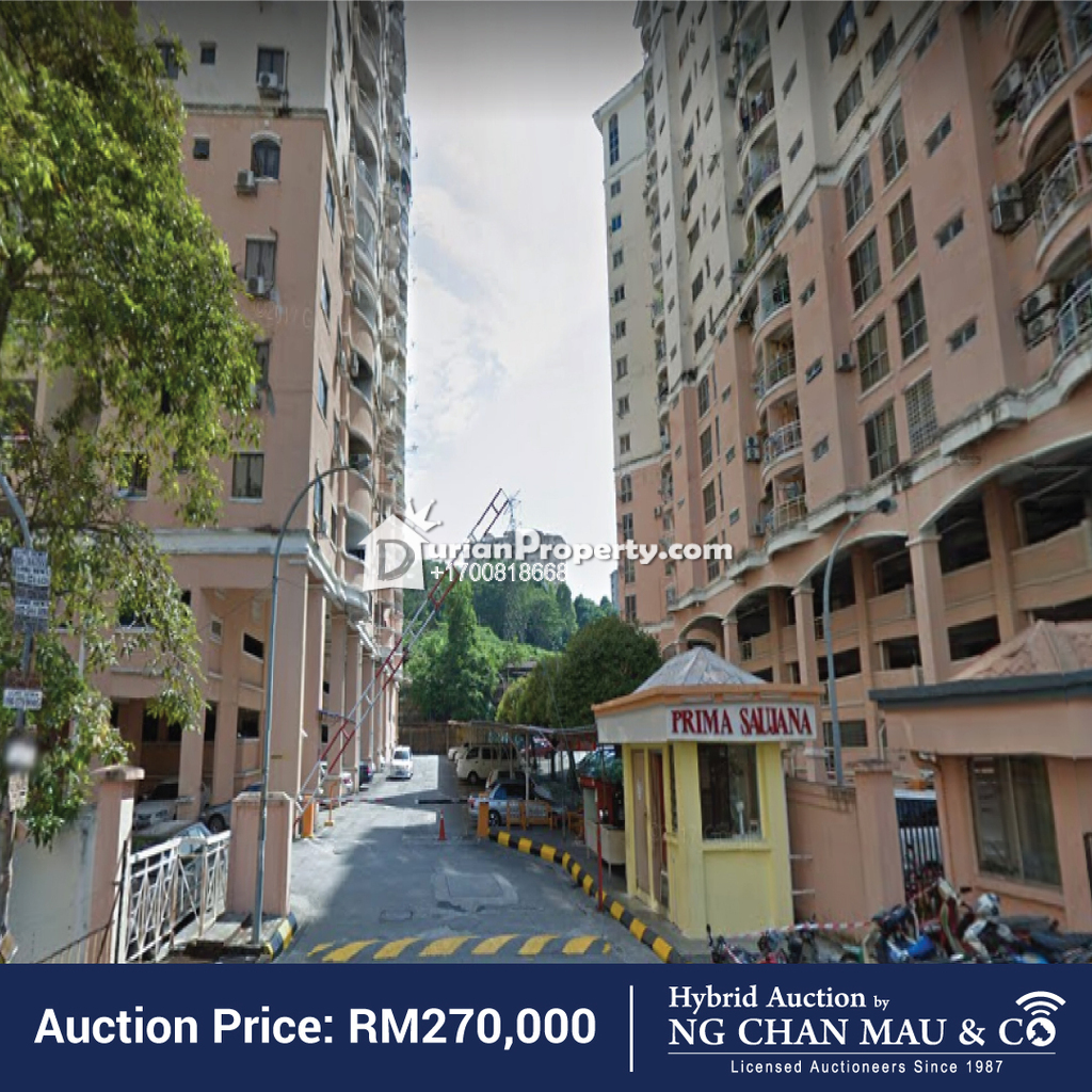 Apartment For Auction At Prima Saujana Kepong For Rm 270 000 By Hannah Durianproperty