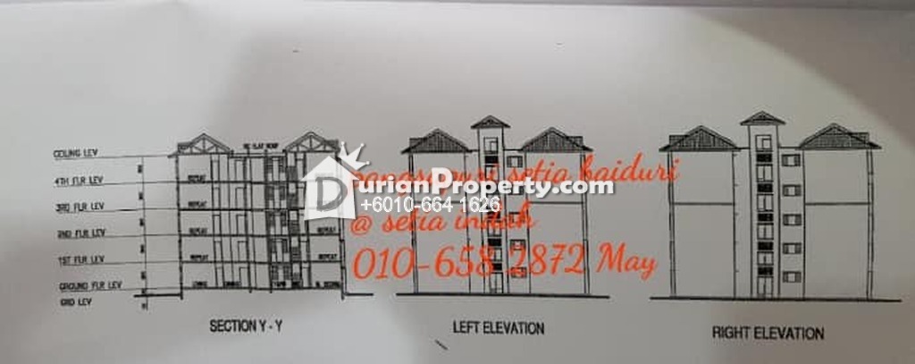 Flat For Sale At Pangsapuri Setia Baiduri Johor Bahru For Rm 95 000 By May Low Durianproperty