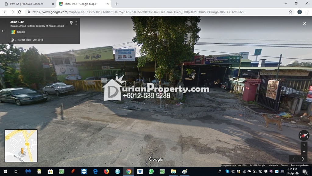 Residential Land For Rent at Segambut, Kuala Lumpur for RM 4,600