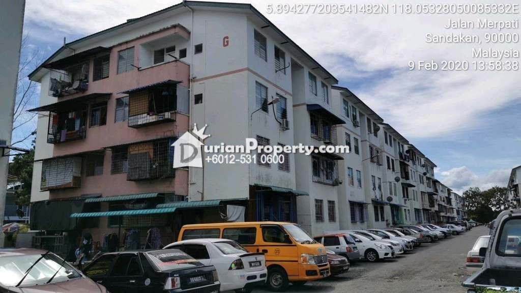 Apartment For Auction At Taman Sejati Sandakan For Rm 65 000 By Hannah Durianproperty