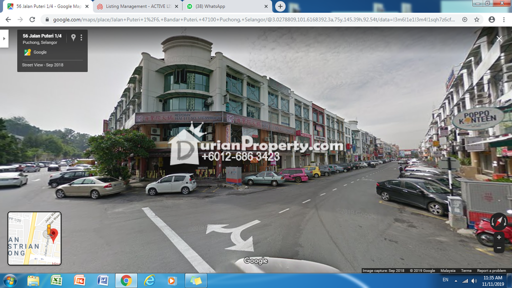 Office For Rent at Puteri 6, Bandar Puteri Puchong for RM 490 by 