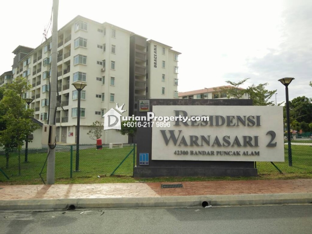 Apartment For Sale At Residensi Warnasari 2 Bandar Puncak Alam For Rm 240 000 By Ahmad Firdaus Durianproperty