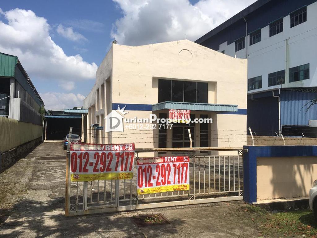 Detached Factory For Rent At Kinrara Industrial Park Bandar Kinrara For Rm 18 000 By T C Ng Durianproperty