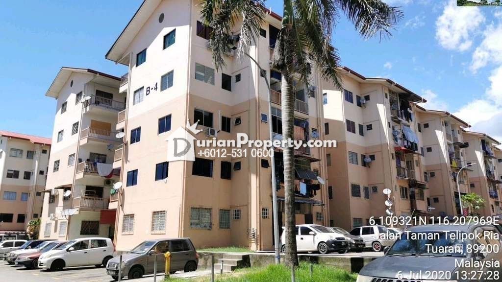 Flat For Auction At Taman Telipok Ria Telipok For Rm 102 100 By Hannah Durianproperty