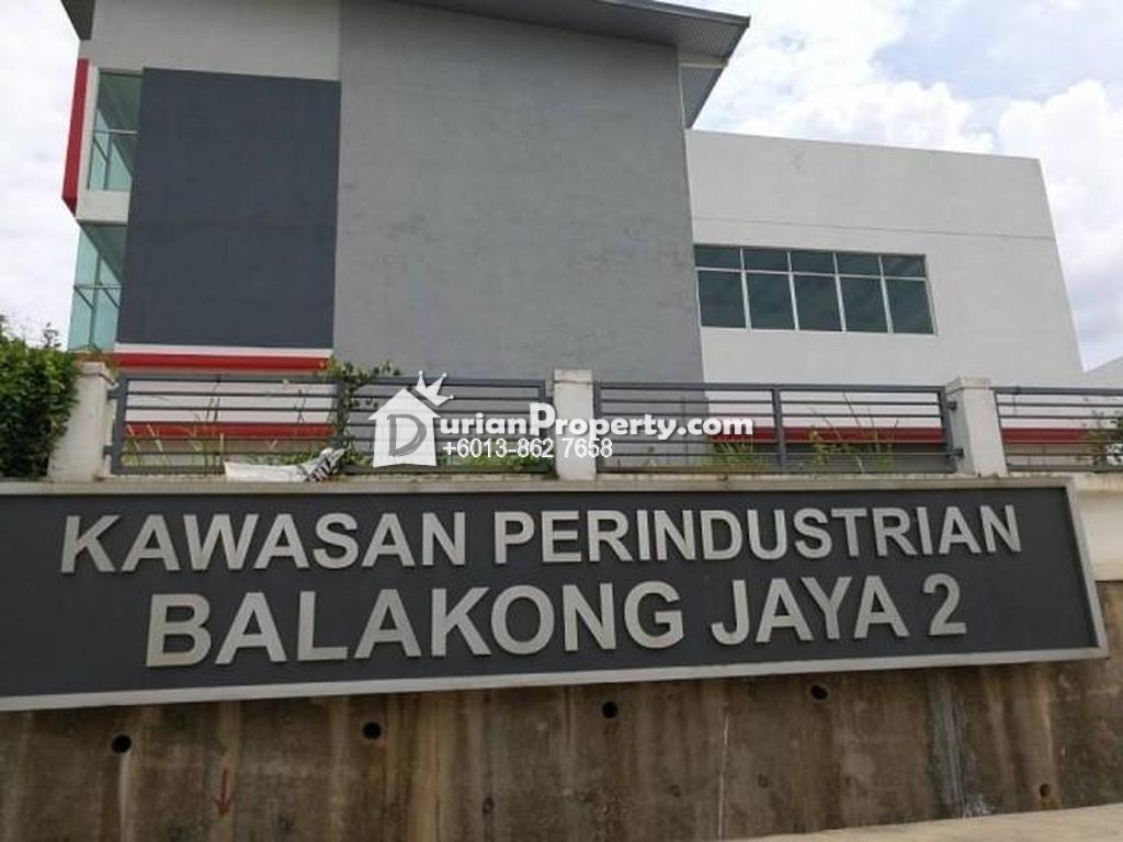 Semi D Factory For Rent At Taman Perindustrian Balakong Jaya 2 Seri Kembangan For Rm 9 000 By Amanda Wong Durianproperty