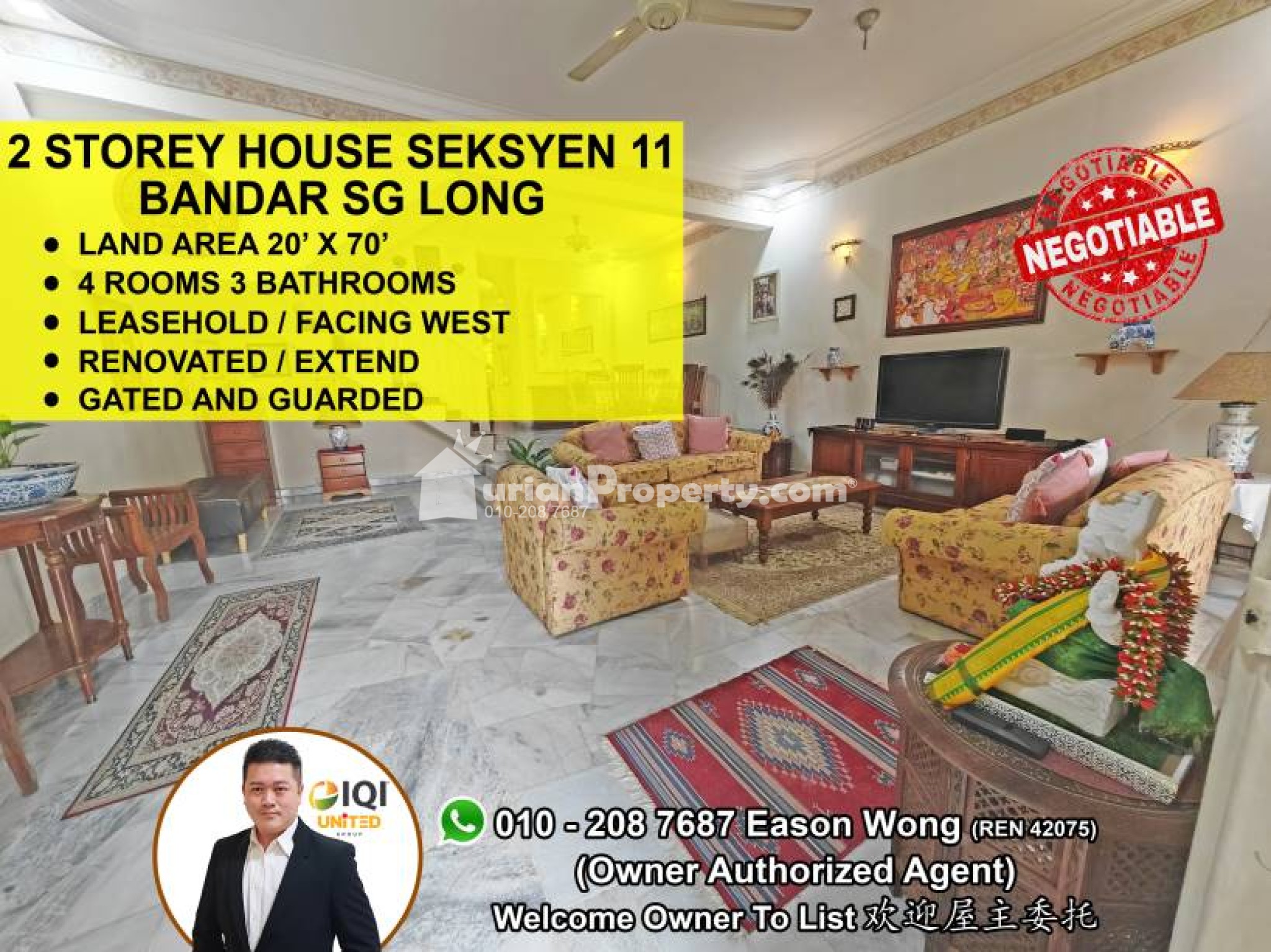 Terrace House For Sale at Bandar Sungai Long