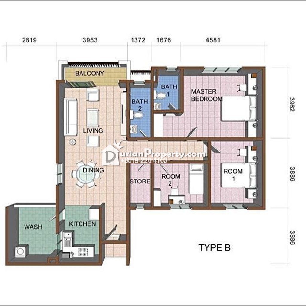 Condo For Rent At Pangsapuri Anggun Bandar Baru Bangi For Rm 1 100 By Muhammad Aizat Durianproperty