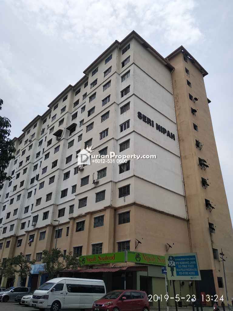 Apartment For Auction At Pangsapuri Seri Nipah Pinggiran Usj Subang Jaya For Rm 140 000 By Hannah Durianproperty