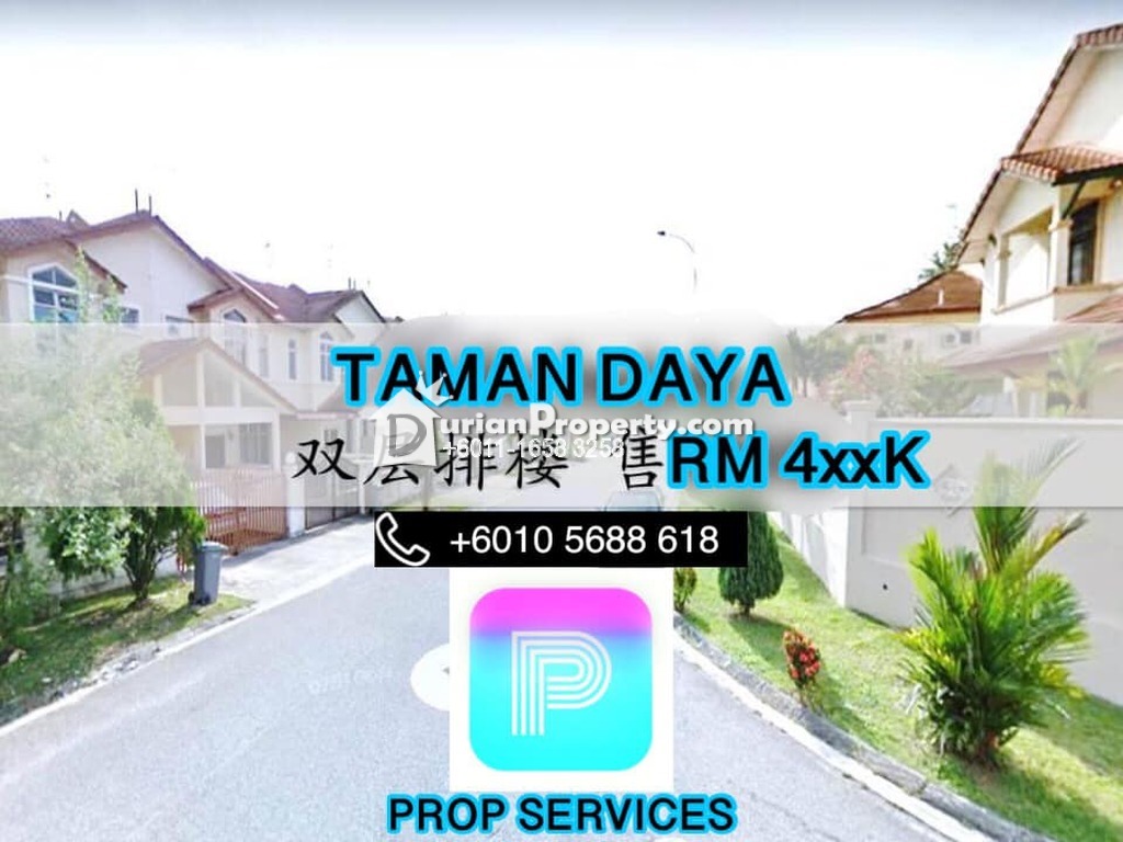 Terrace House For Sale at Taman Daya, Johor Bahru