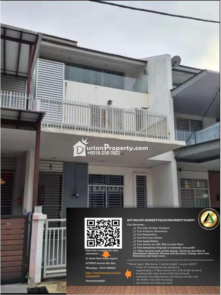 Terrace House For Sale At Taman Bukit Minyak Utama Bukit Mertajam For Rm 453 600 By Jc Auction Insight Durianproperty