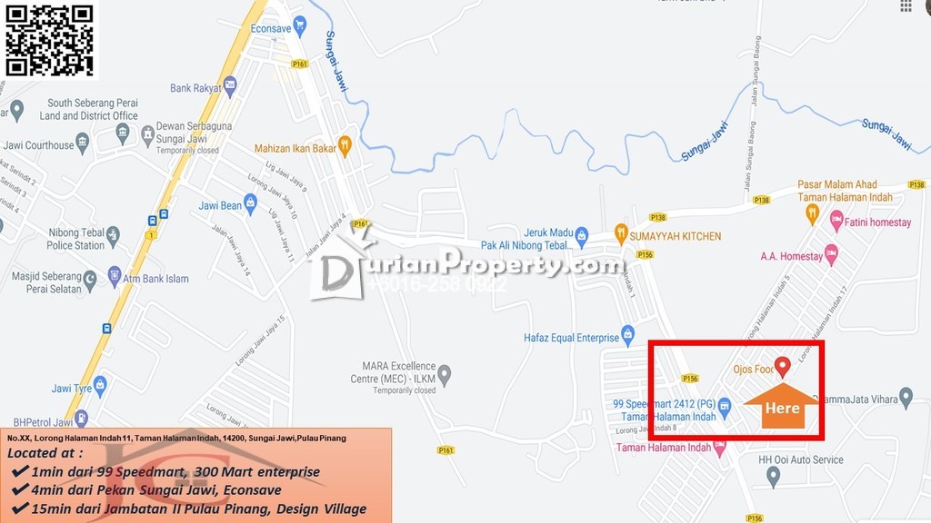 Terrace House For Sale At Taman Halaman Indah Sungai Jawi For Rm 240 000 By Jc Auction Insight Durianproperty