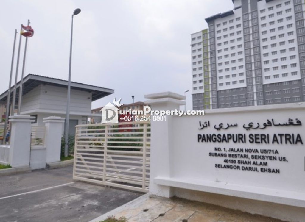 Apartment For Rent at Seri Atria Apartment, Subang Bestari
