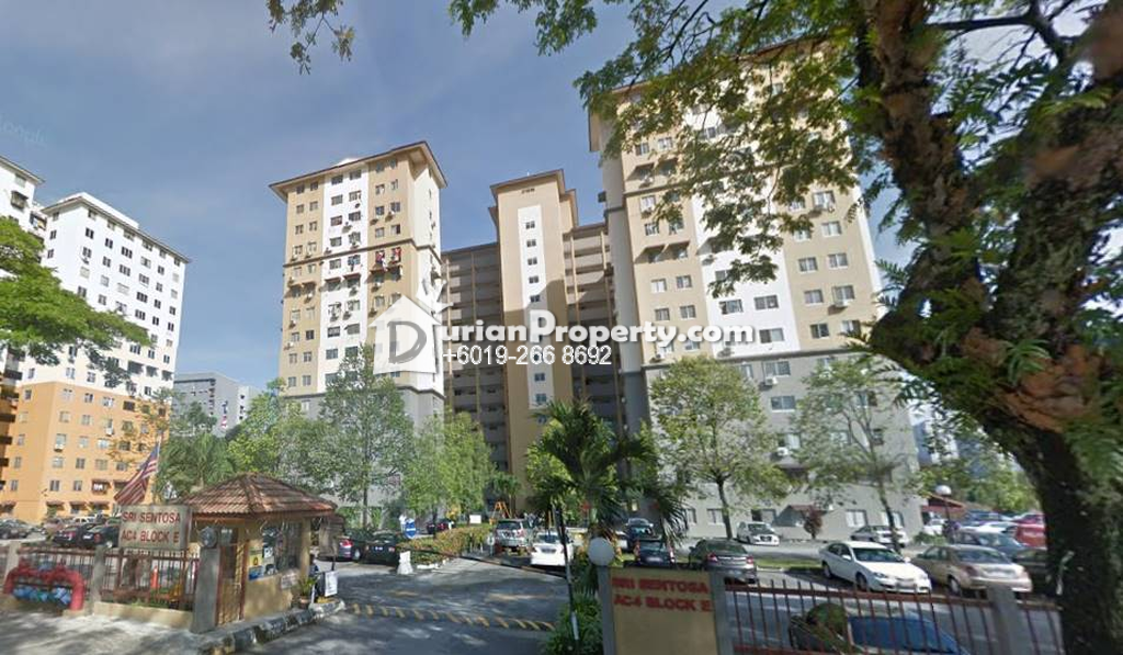 Apartment For Rent At Sri Sentosa Ac4 Block E Taman Sri Sentosa For Rm 1 100 By Keithchew82 Durianproperty