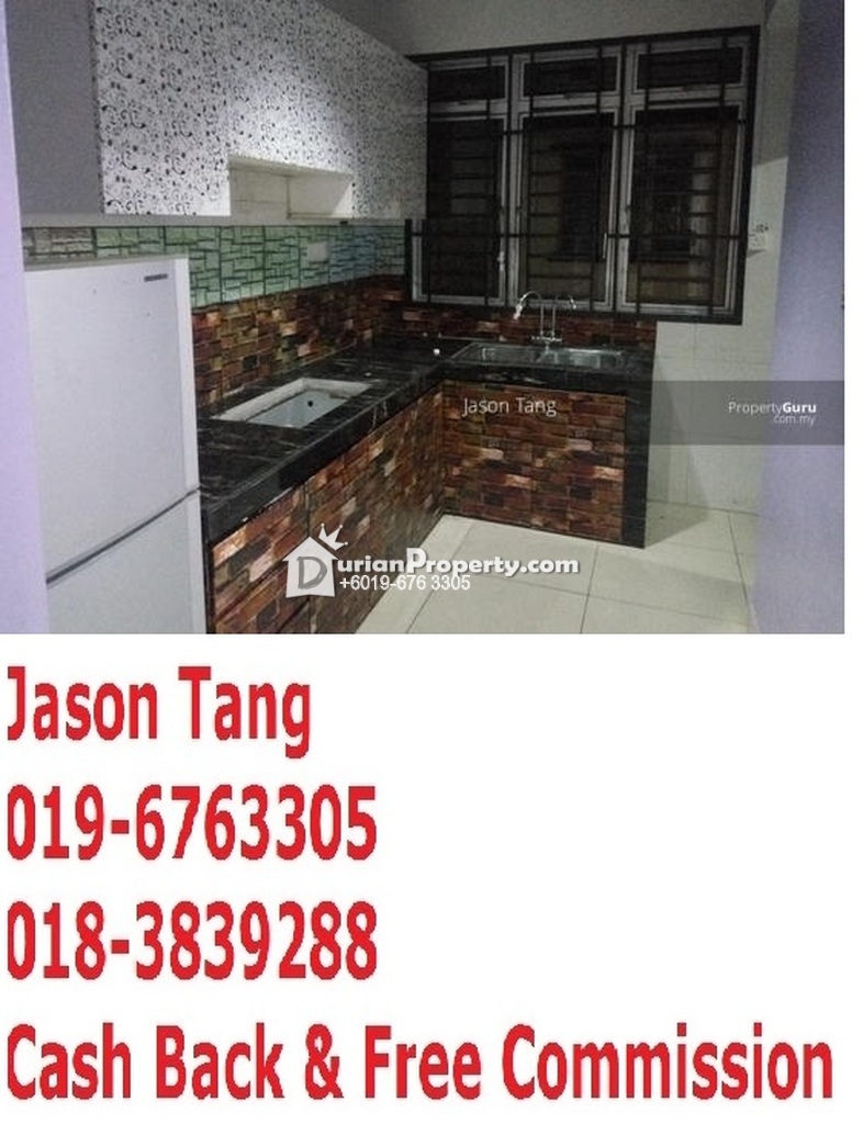 Apartment For Auction at The Pines Residence, Gelang Patah