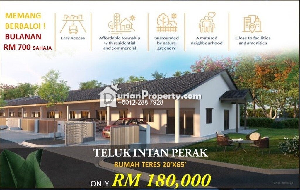 Terrace House For Sale at Bandar Baru Teluk Intan