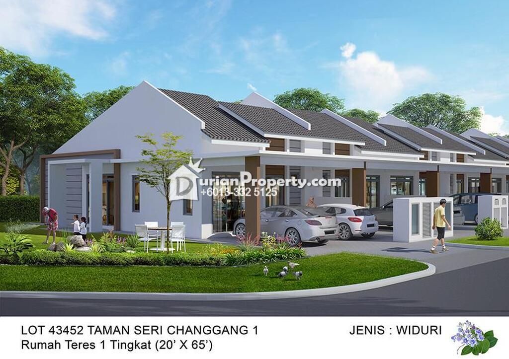 Terrace House For Sale at Kampong Bukit Changgang, Banting