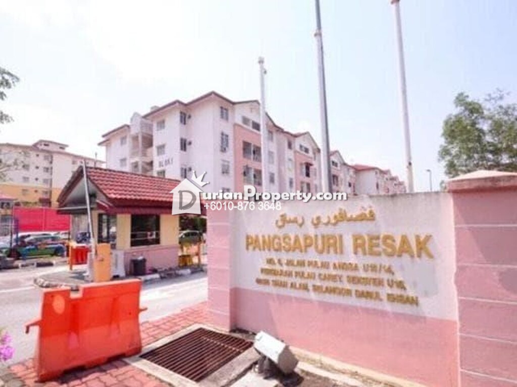 Apartment For Sale at Resak Apartment, Shah Alam
