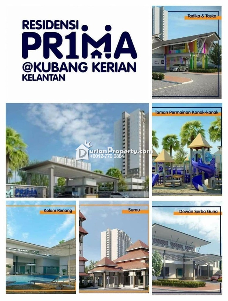 Apartment For Sale at Kubang Kerian, Kota Bharu