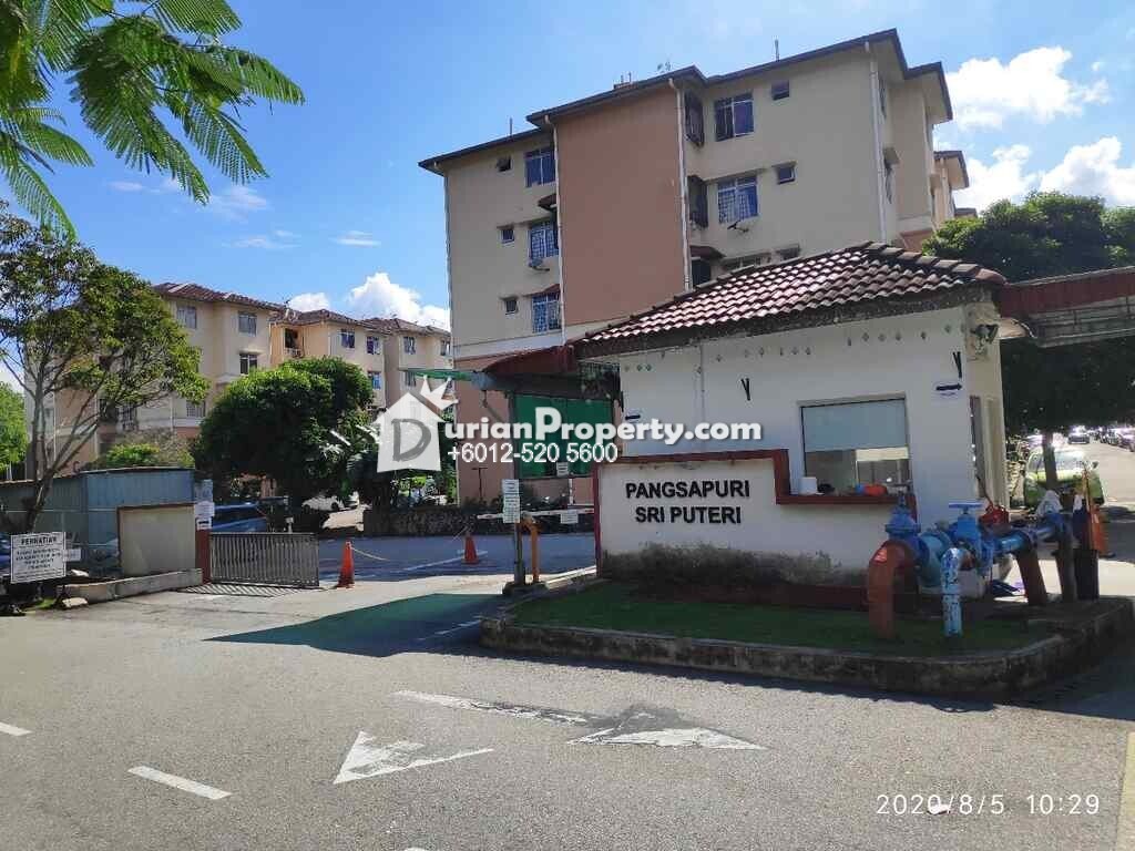 Apartment For Auction at Pangsapuri Sri Puteri, Taman Ukay Perdana for