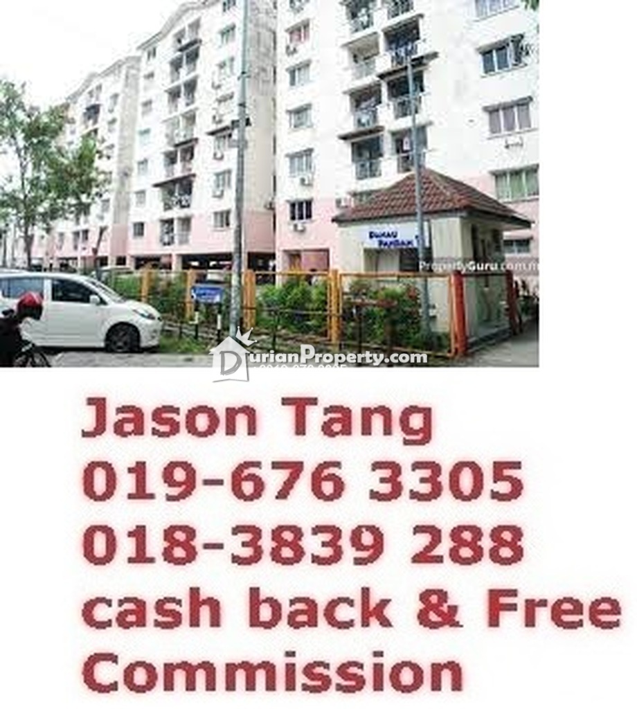 Apartment For Auction at Pangsapuri Danau Pandan 1, Pandan Perdana