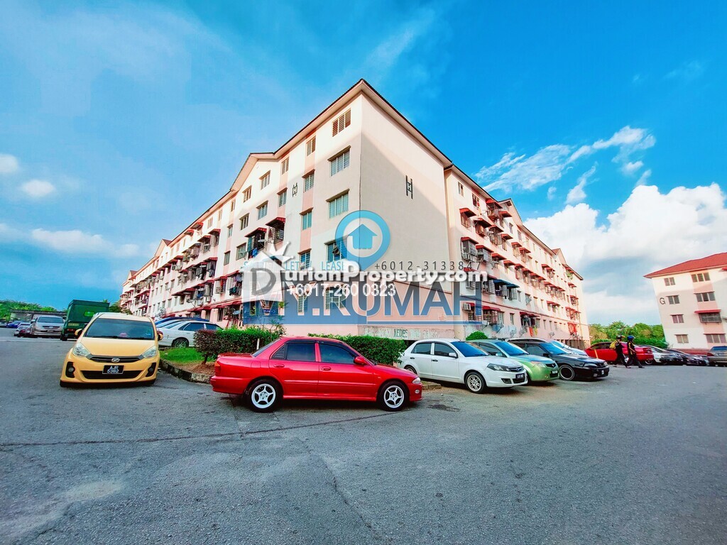 Apartment For Sale at Teratai Apartment, Taman Bunga Raya