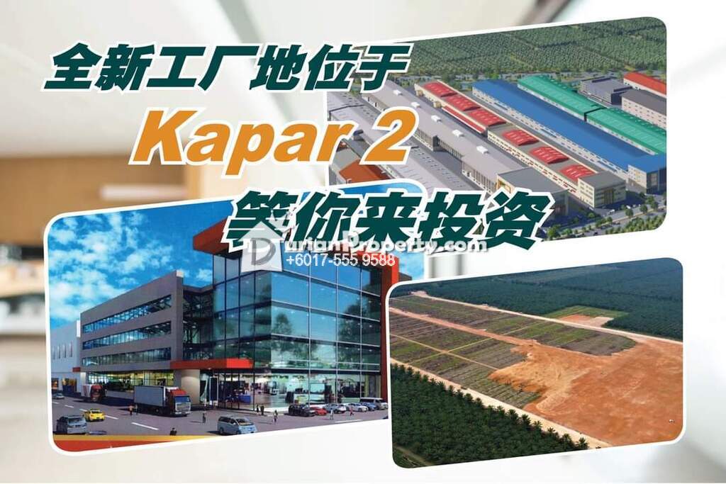 Industrial Land For Sale at Kapar, Klang