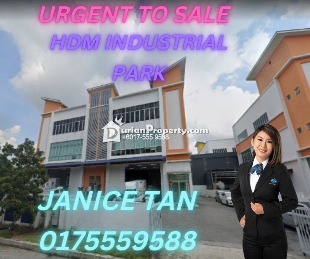 Semi-D Factory For Sale at Pusat Perindustrian Sungai Chua, Kajang