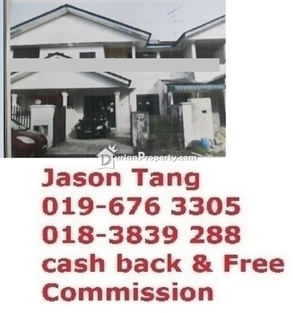 Terrace House For Auction at Taman Saujana, Pontian