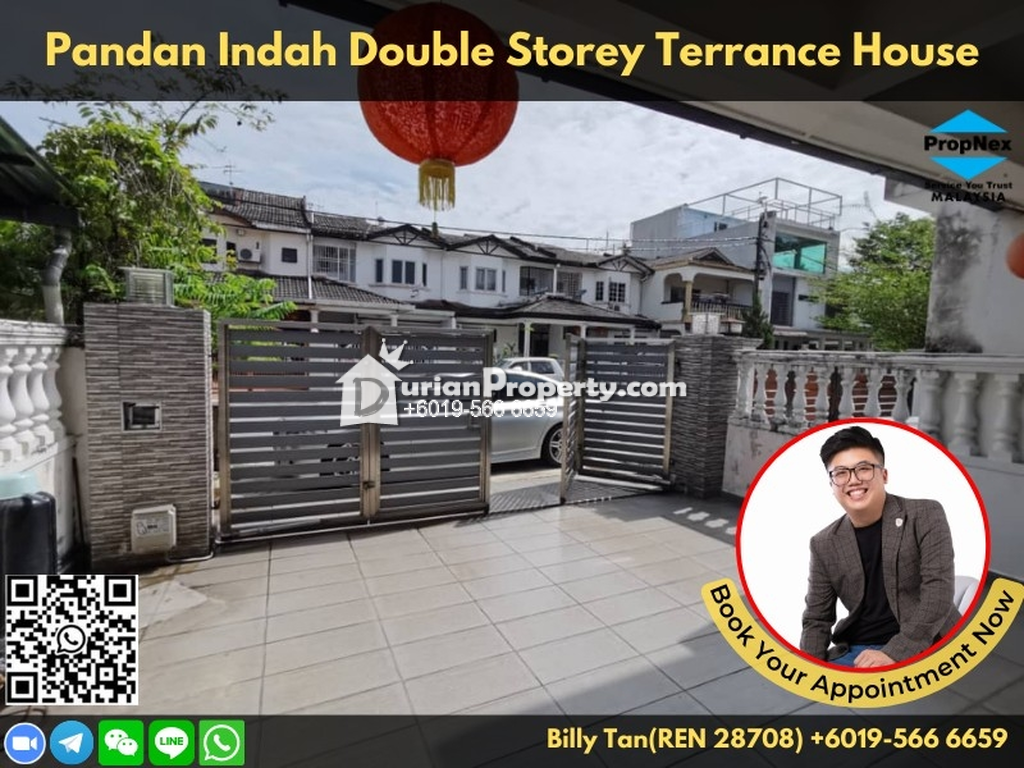 Terrace House For Sale at Pandan Indah Flat