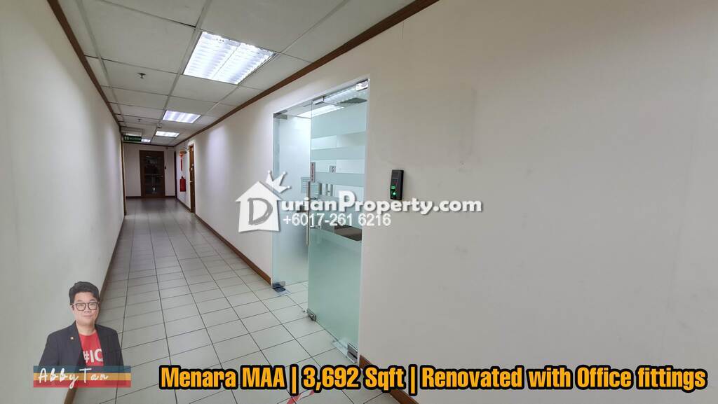 Office For Rent at Menara MAA