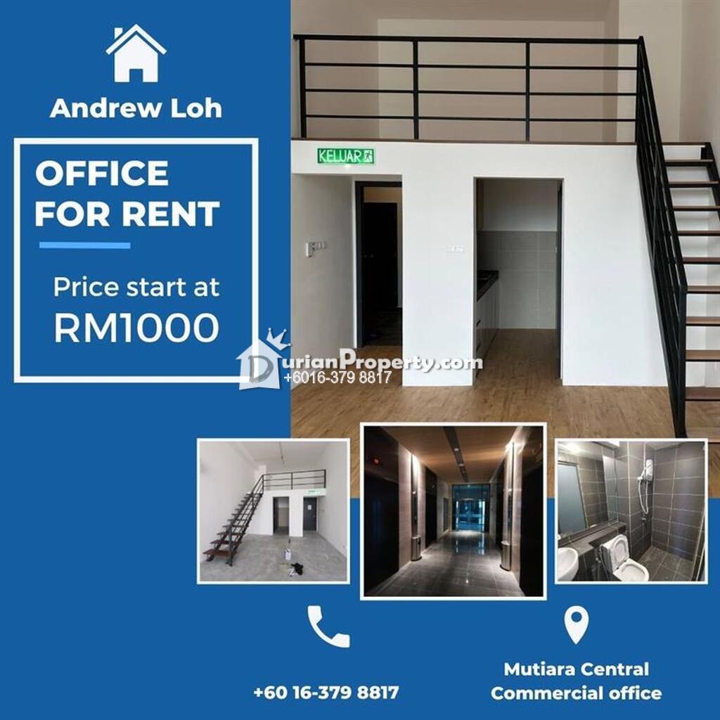 Office For Rent at Mutiara Central