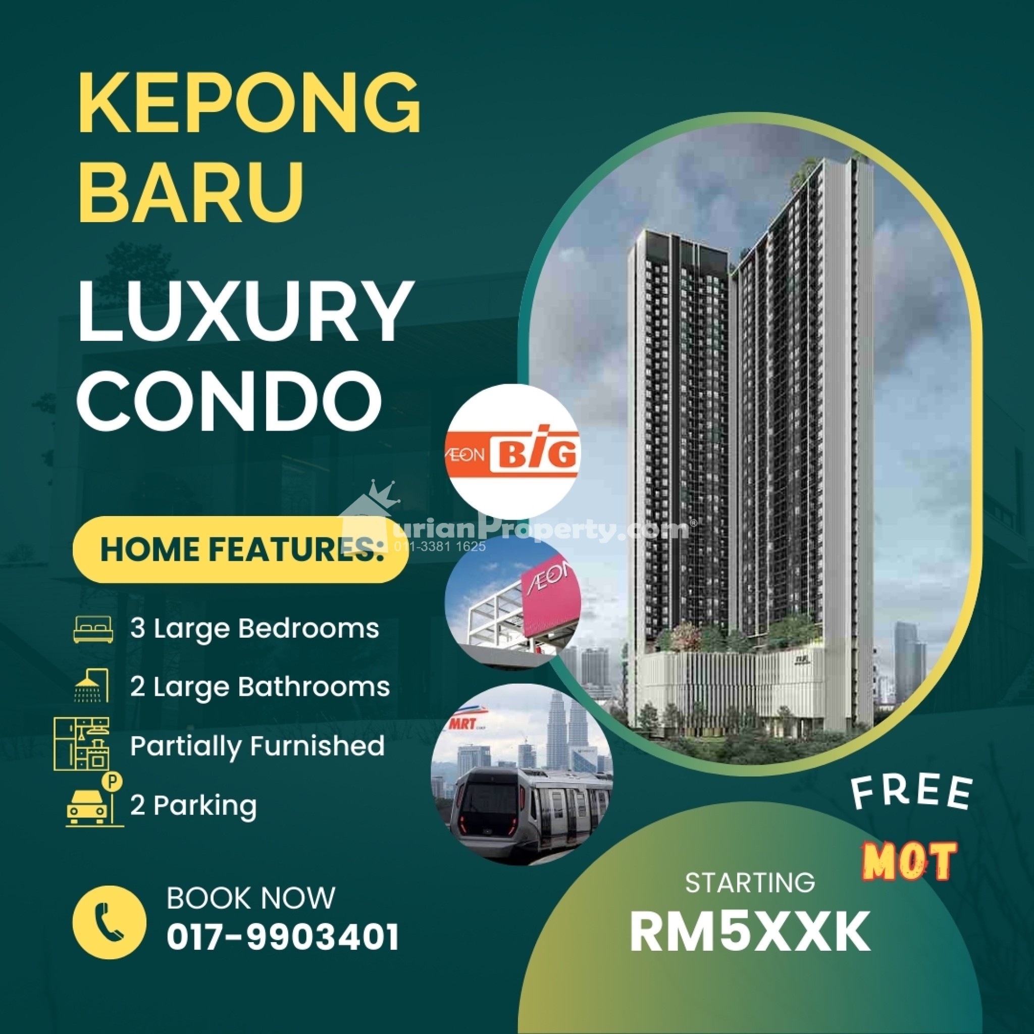 Condo For Sale at Kepong Baru