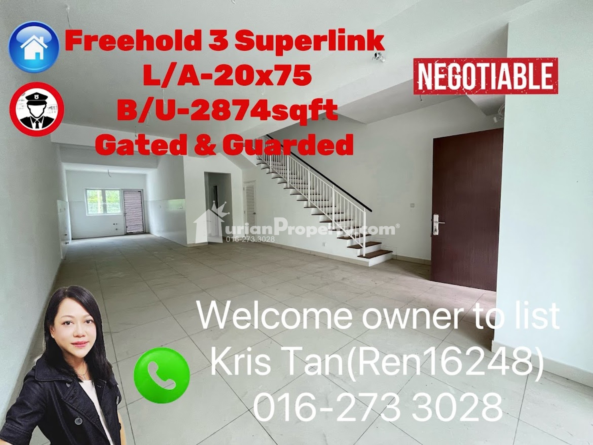 Terrace House For Sale at Tropicana Cheras