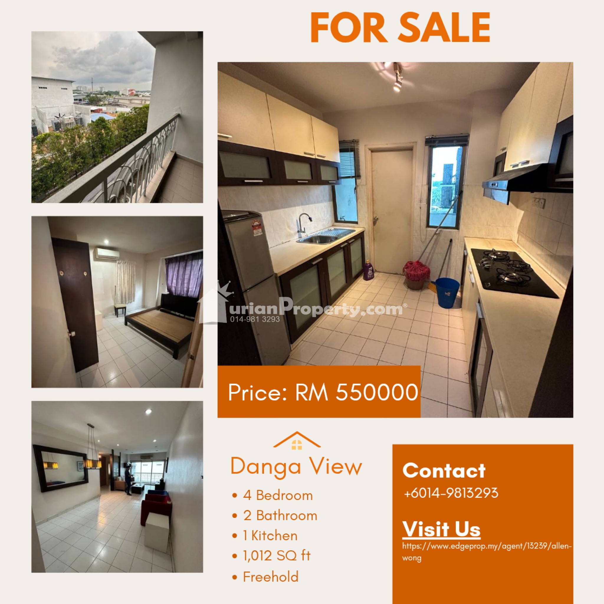 Apartment For Sale at Danga View