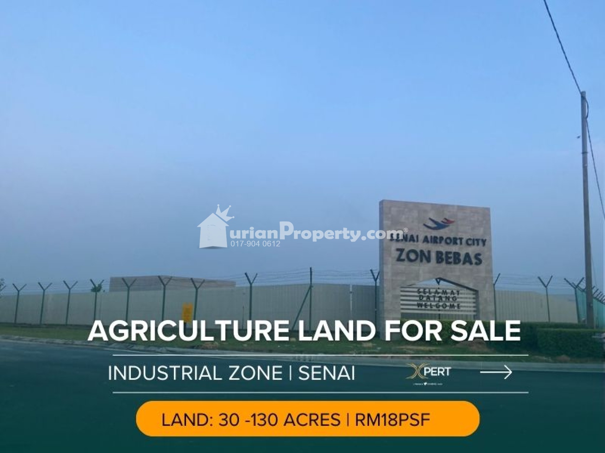Agriculture Land For Sale at Senai