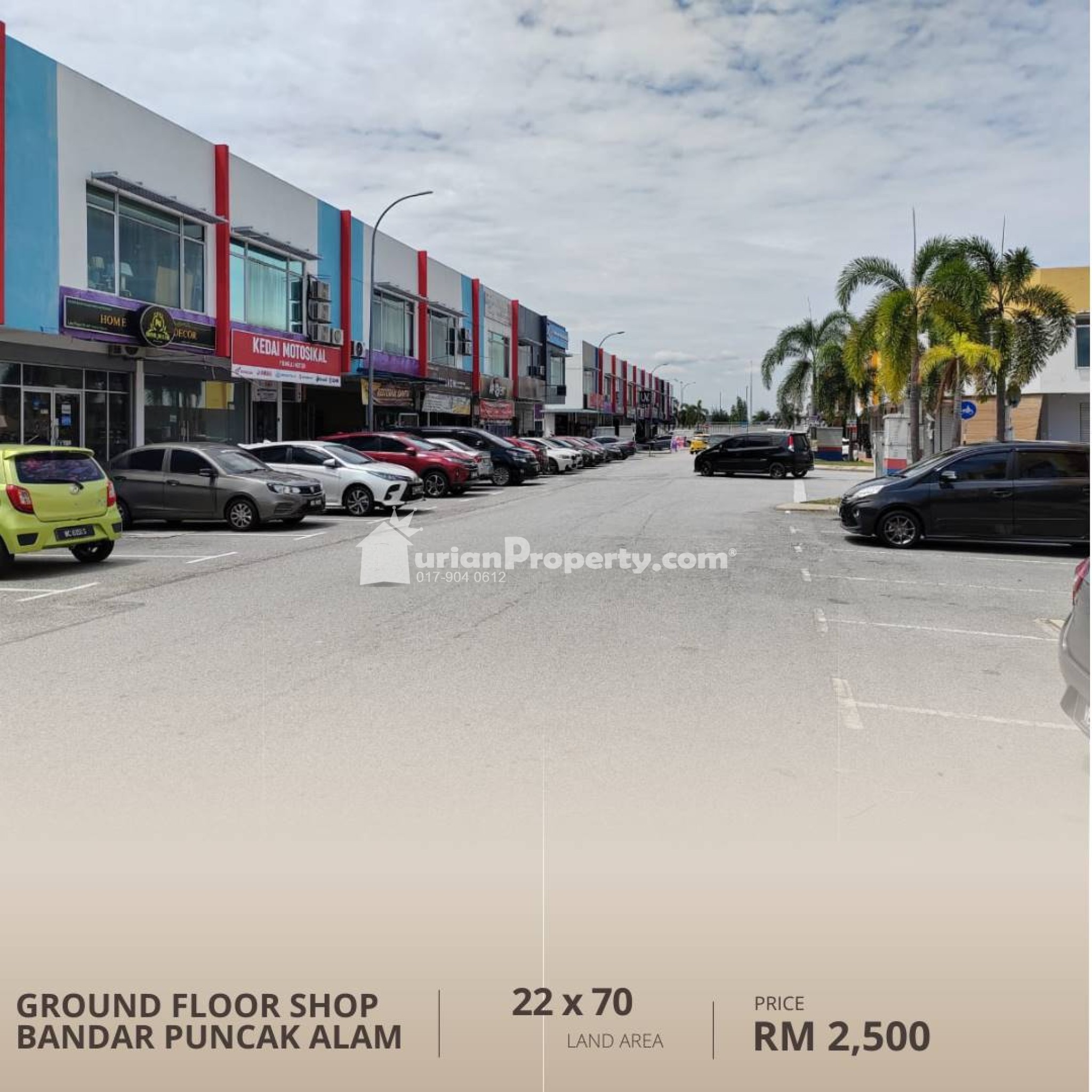 Shop For Sale at Hill park @ Shah Alam North