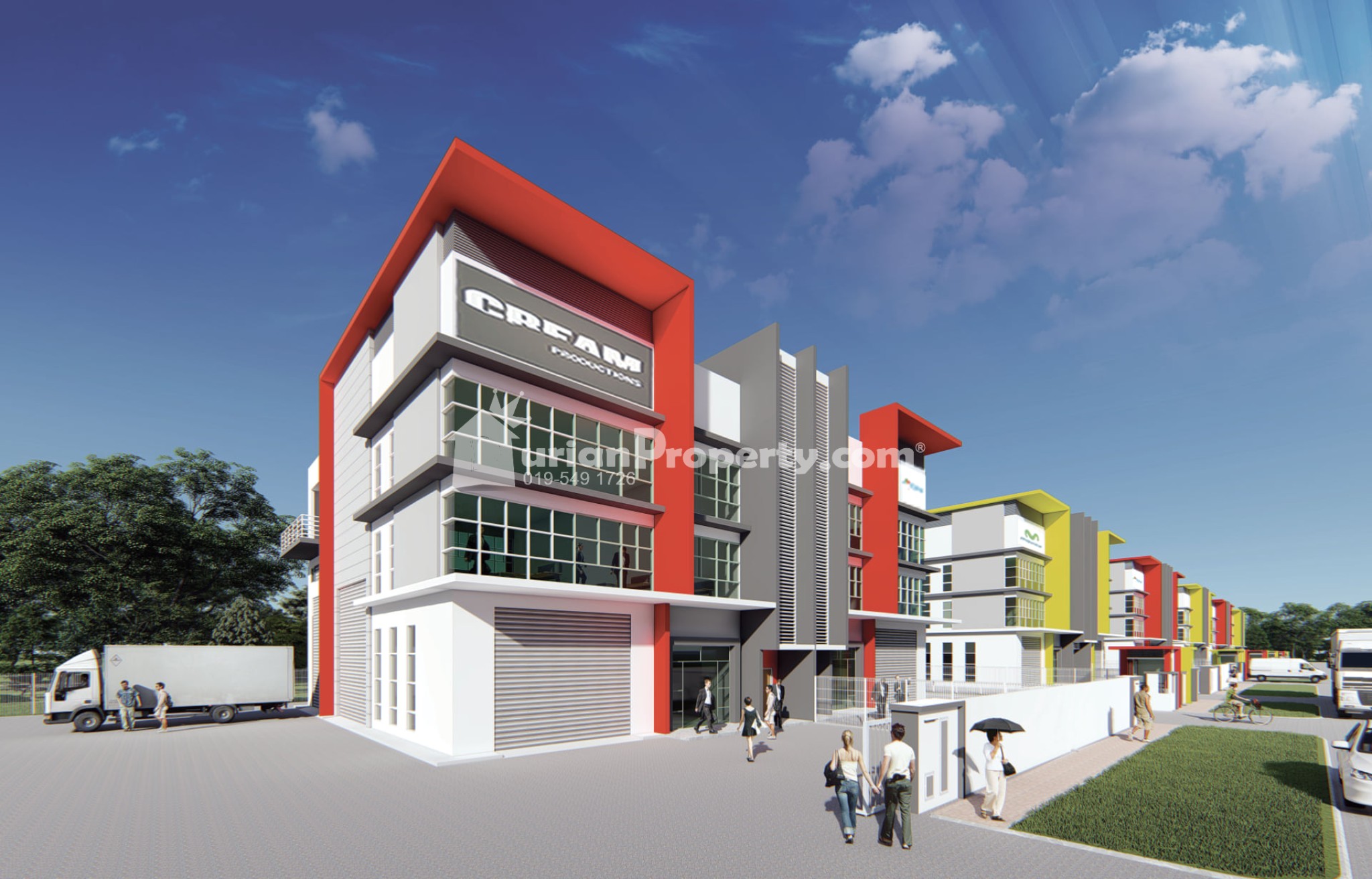 Semi-D Factory For Rent at Perdana Industrial Park