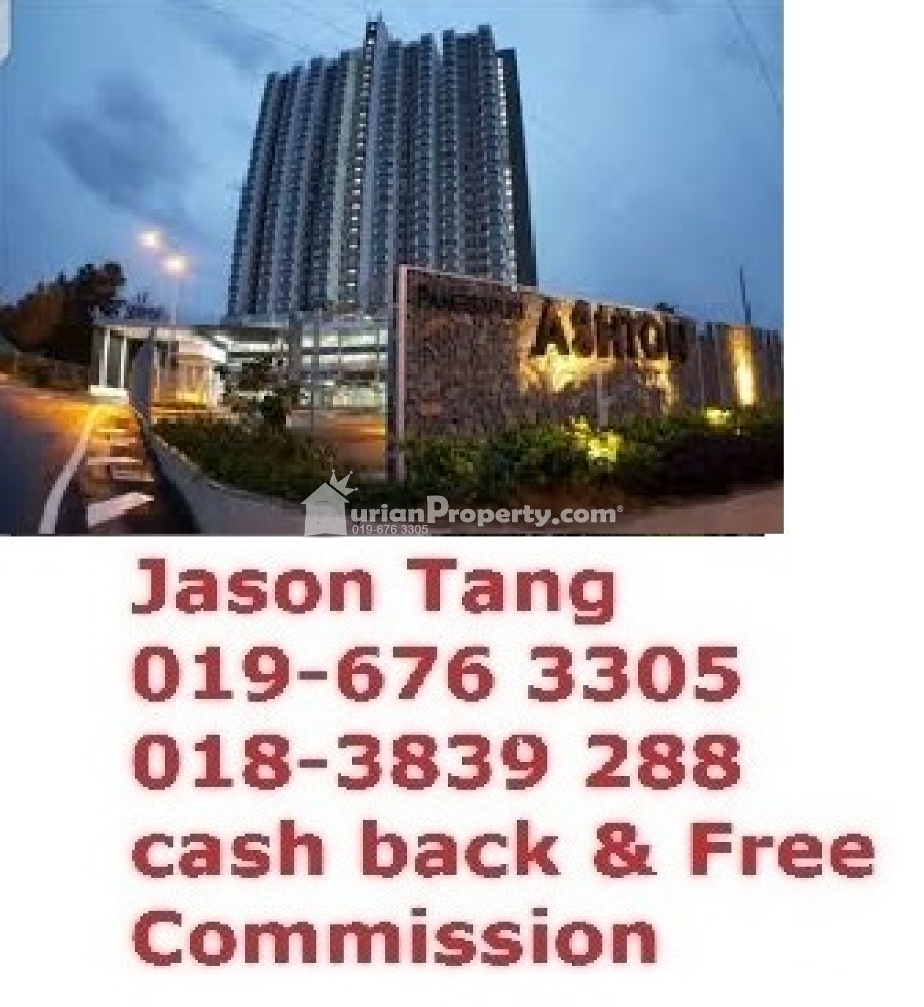 Condo For Sale at Ashton Tower