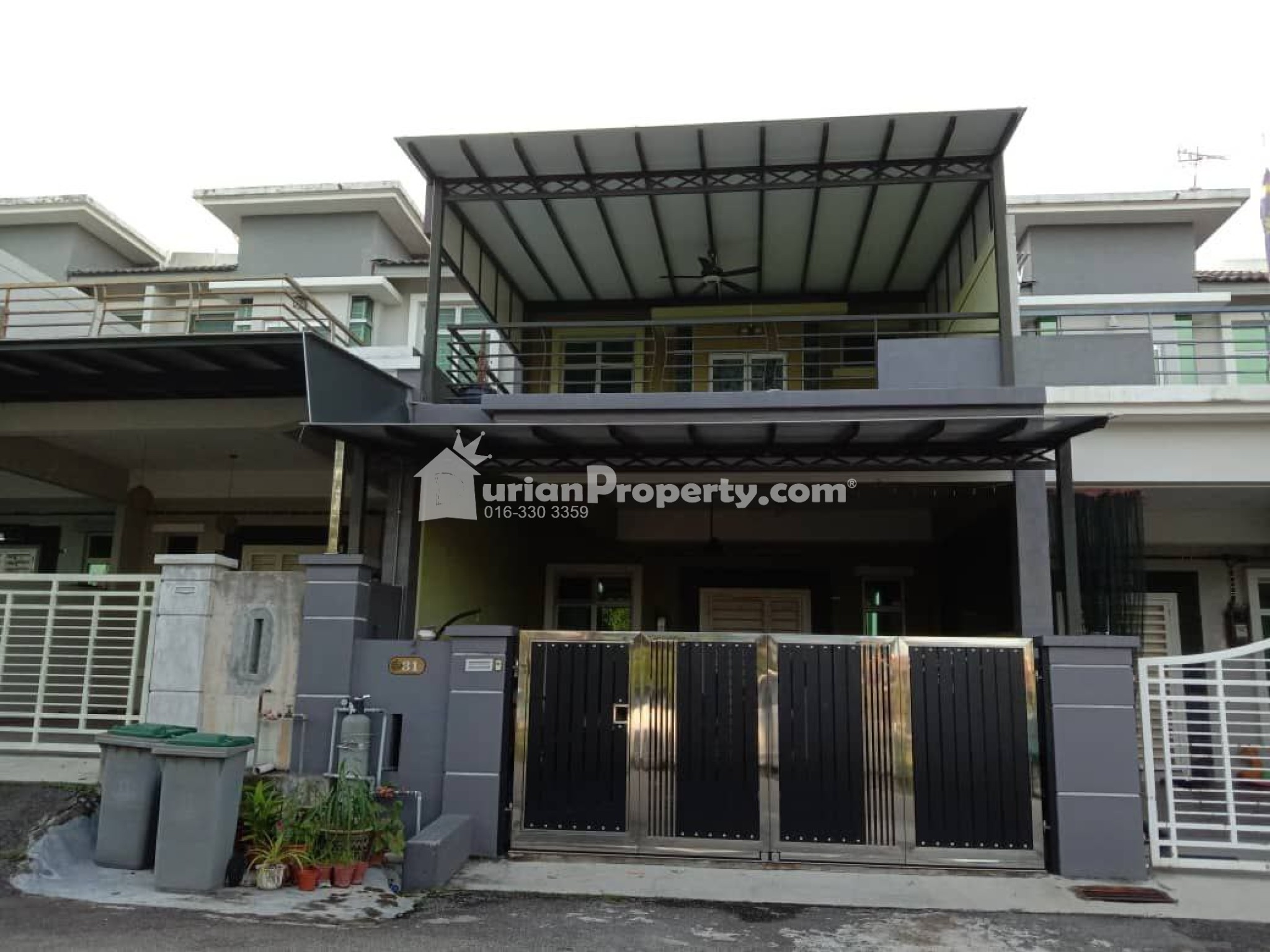 Terrace House For Sale at Taman Krubong Jaya