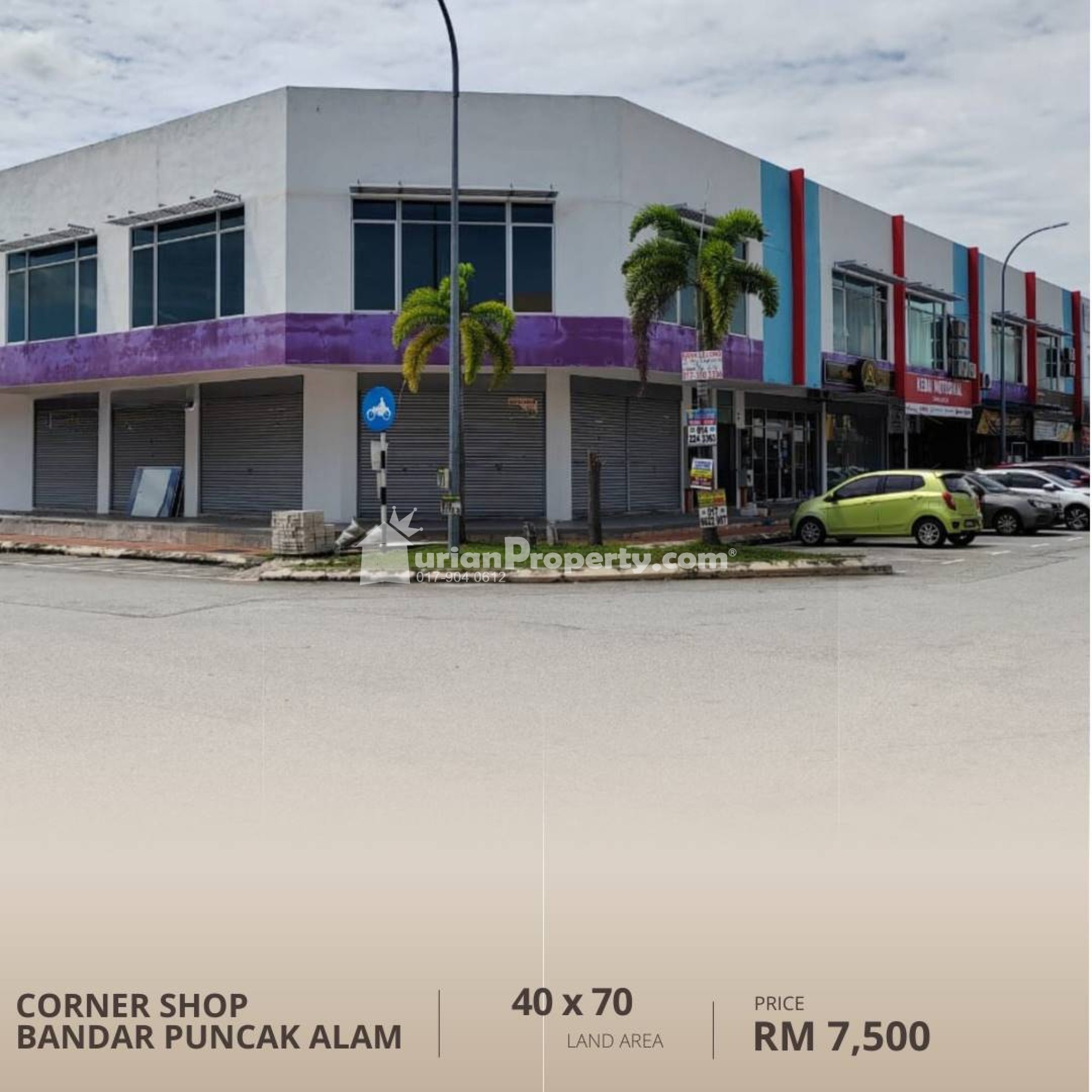 Shop For Sale at Hill park @ Shah Alam North