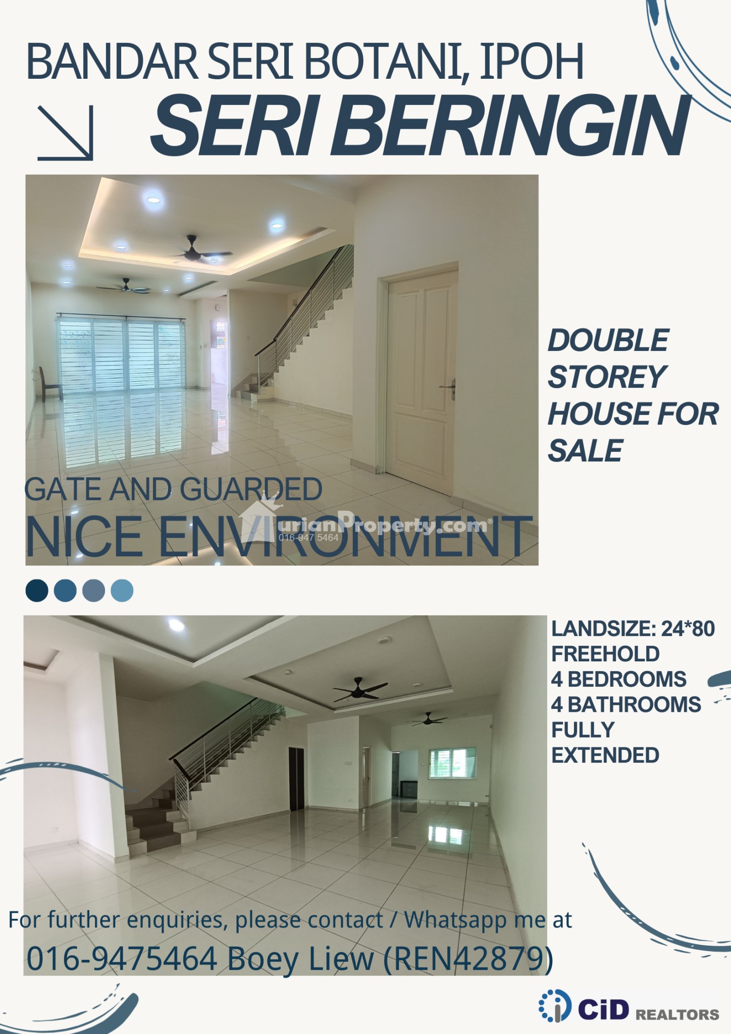 Terrace House For Sale at Bandar Seri Botani