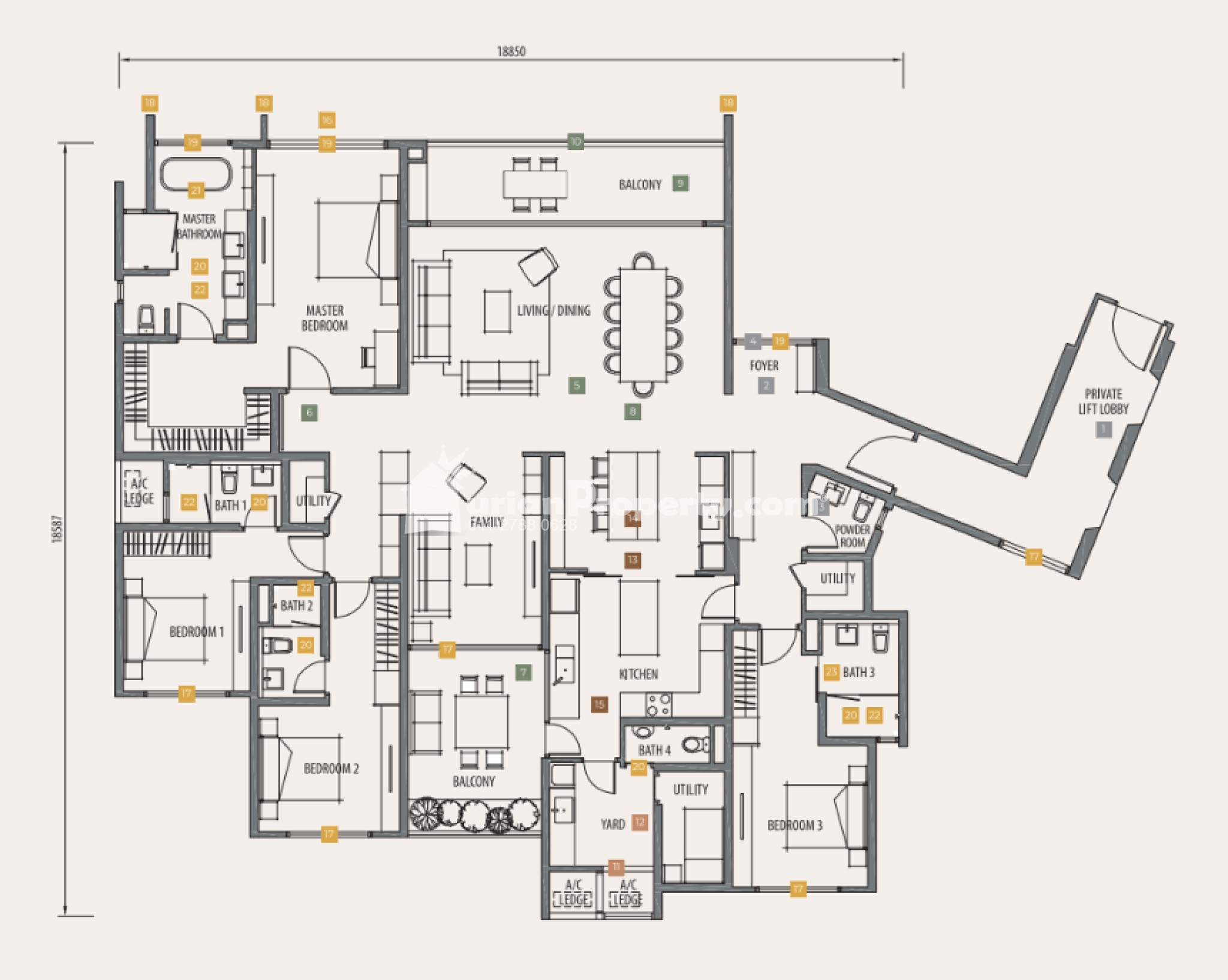 Serviced Residence For Sale at Aetas Damansara